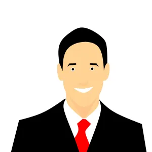 A business person avatar